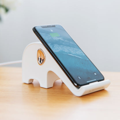 Creative Elephant Mobile Phone Wireless Charger Desktop Wireless Fast Charge