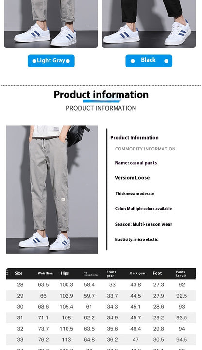 Men's Spring And Summer Loose Casual Pants