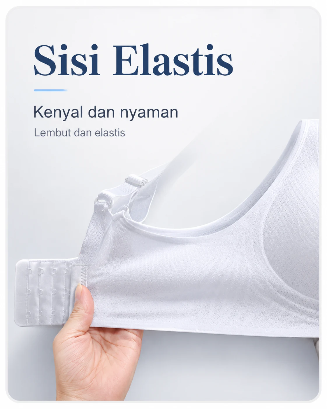 EDRAME bra tanpa kawat 2510 dengan material lembut dan cup 3D — detail 10