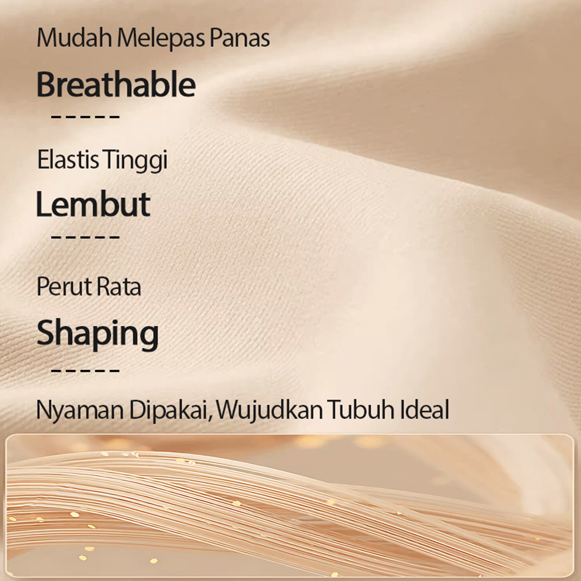 EDRAME shapewear wanita M03 celana korset high waist — detail 10