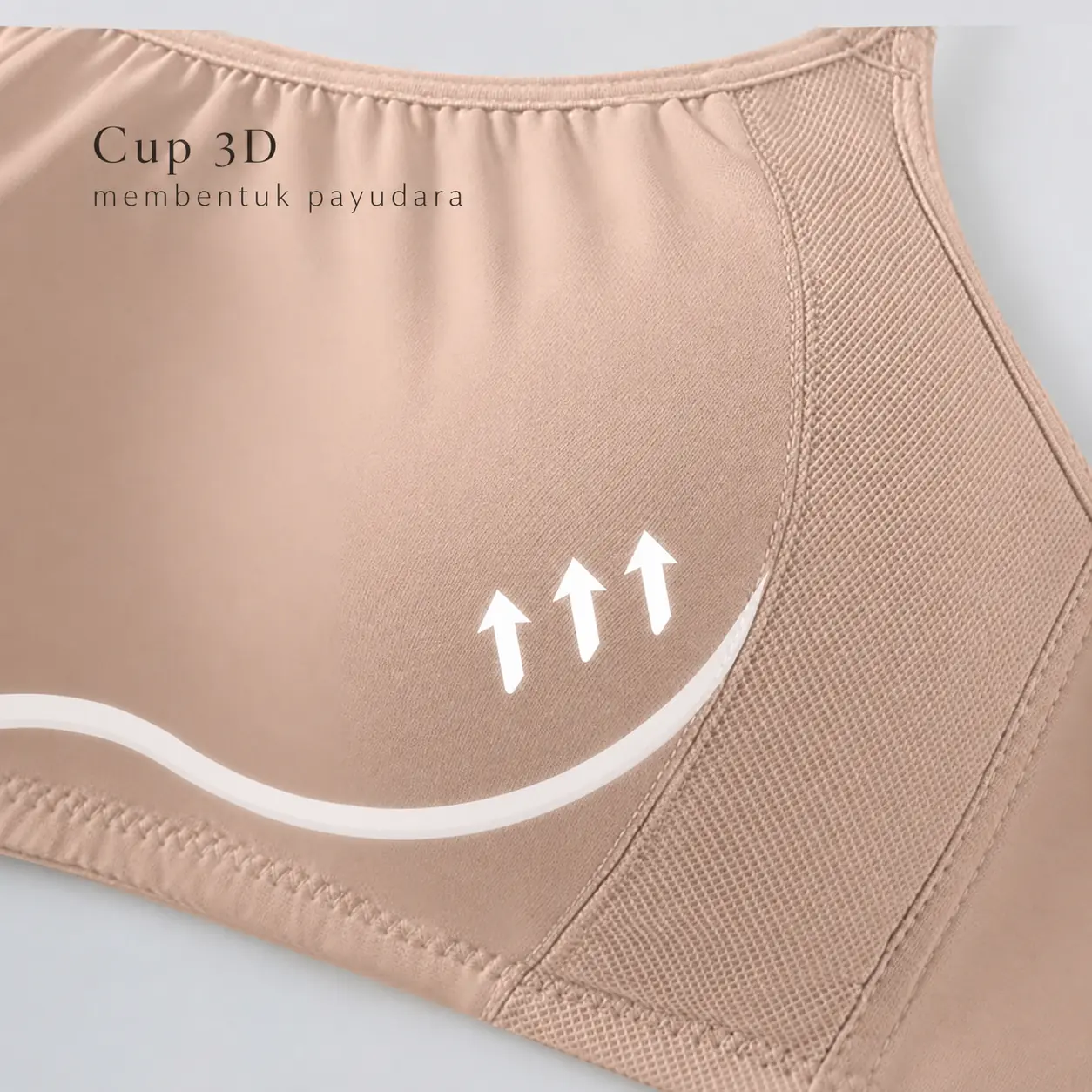 EDRAME bra seamless tanpa kawat 635 untuk aktivitas harian — detail 6